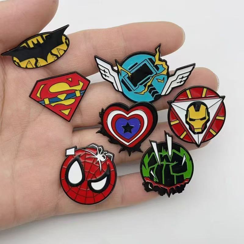 Embroidery Wallpaper - 7pieces of alloy cartoon character metal