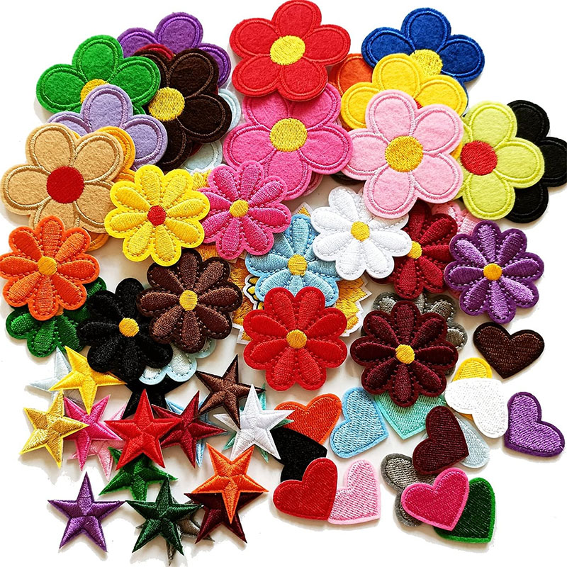 2-10Pcs Flower Iron on Patches - Embroidery Daisy Flower review and price