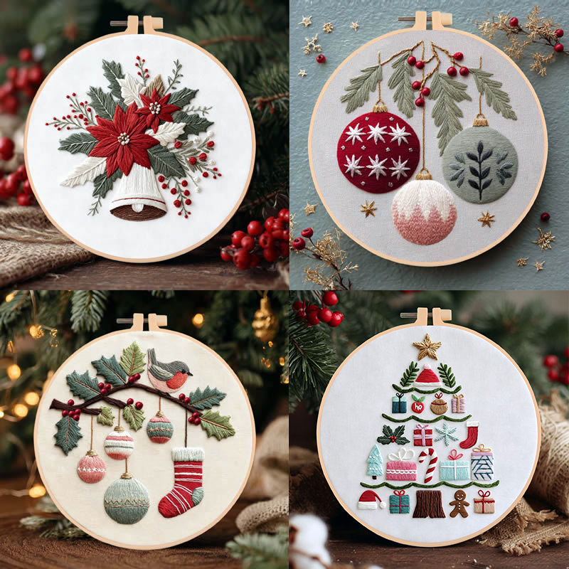DIY Embroidery Christmas Tree  - Embroidery Needles review and price
