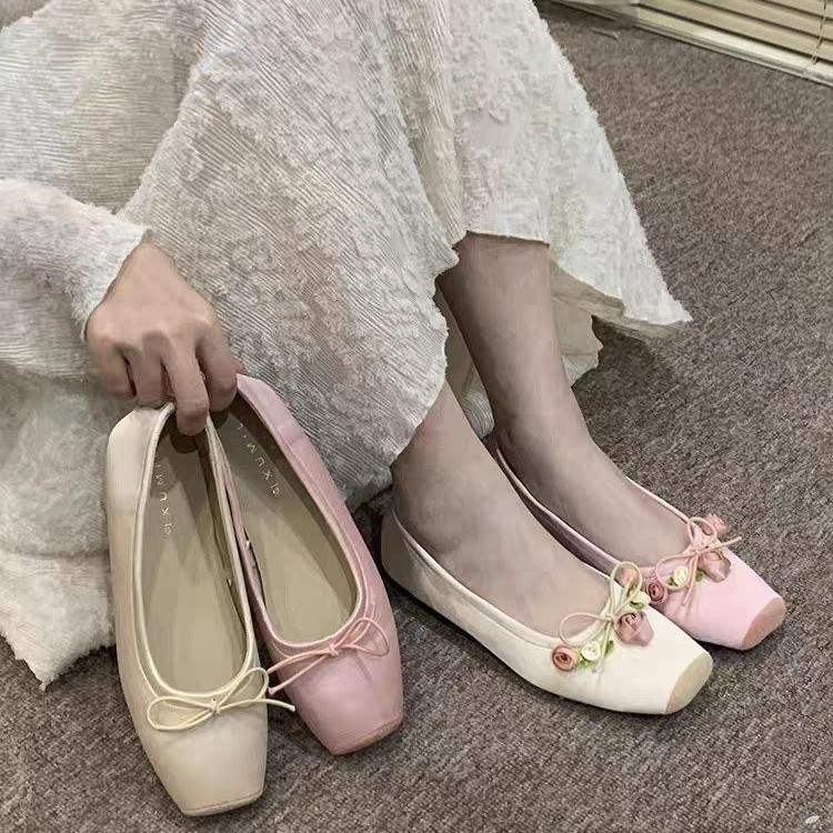 Women Flats Bow Marie Janes Sh - Embroidery Design Free review and price