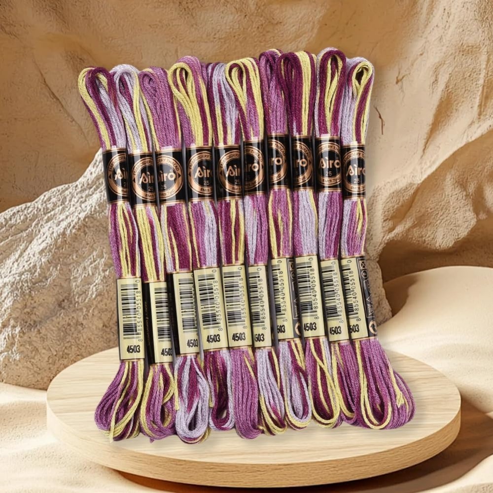 6 Strands Purple Variegated Em - Embroidery Gradient review and price