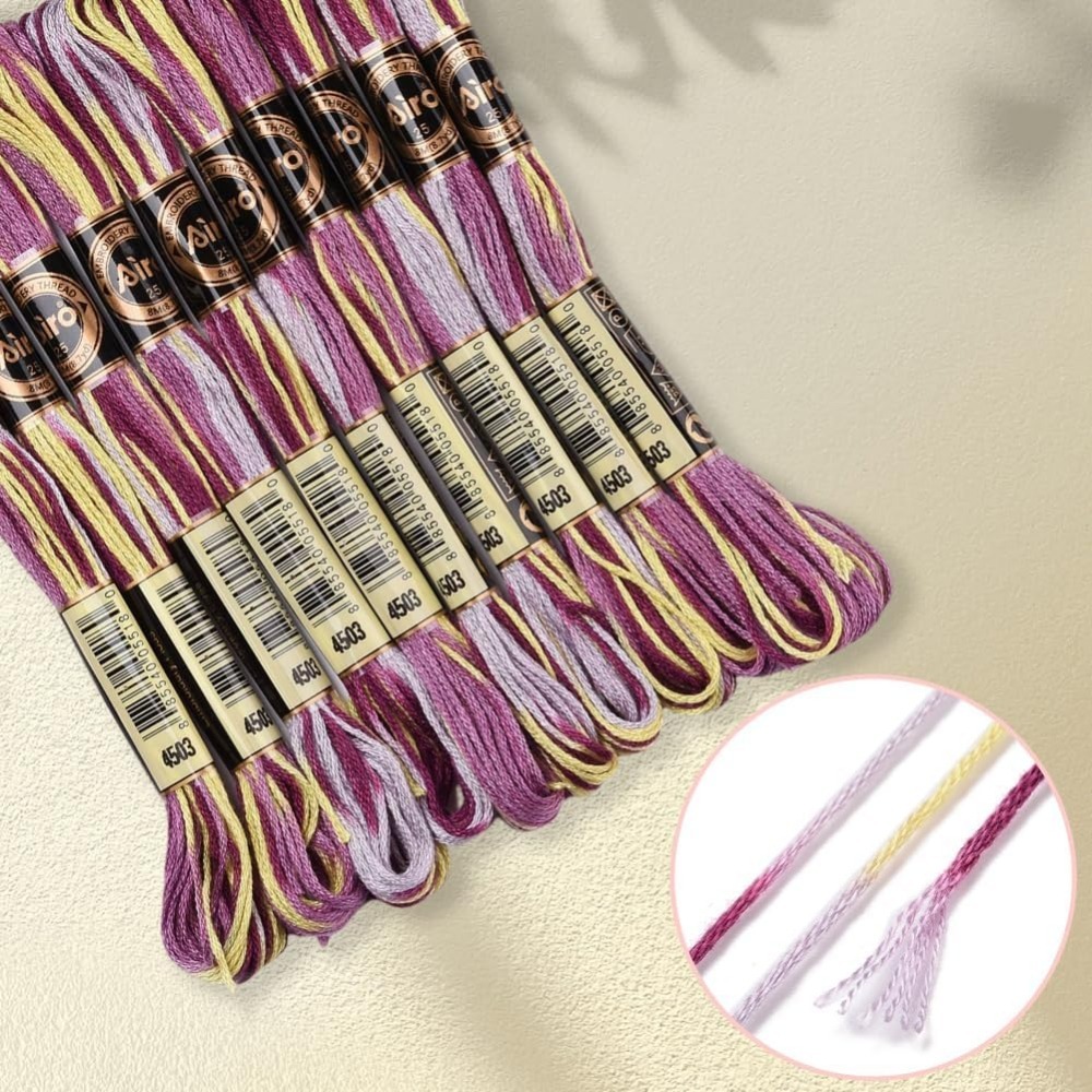 6 Strands Purple Variegated Em - Embroidery Gradient review and price