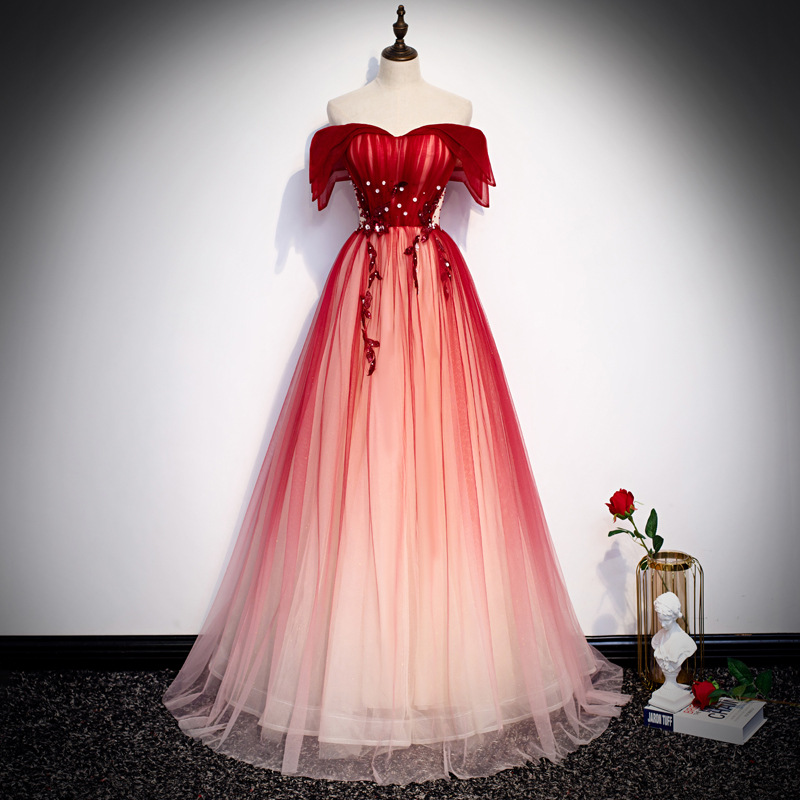 Strap Toast Dress for Bride 20 - Embroidery Gradient review and price