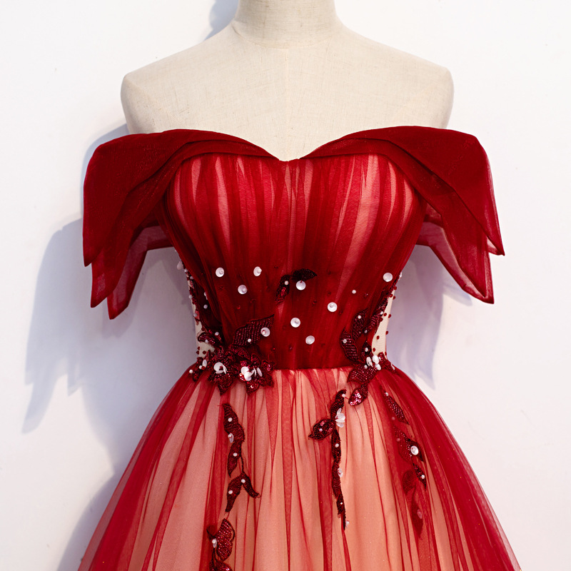 Strap Toast Dress for Bride 20 - Embroidery Gradient review and price