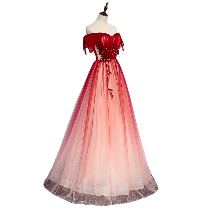 Strap Toast Dress for Bride 20 - Embroidery Gradient review and price