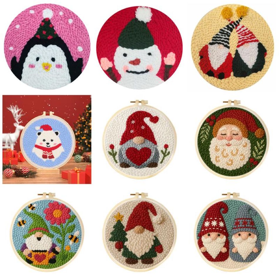 CHENISTORY  Santa Claus Punch  - Embroidery Ideas For Bags review and price