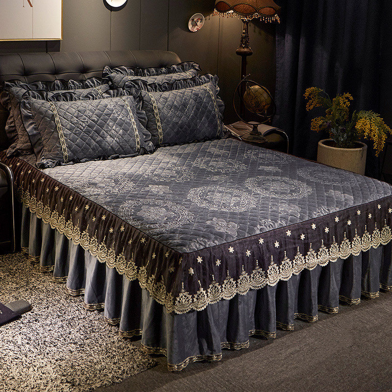 AI WINSURE-Embroidery Lace Vel - Embroidery Quilt Cover review and price