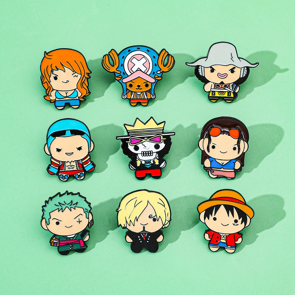 9 Pcs Creative Cartoon Brooch  - Embroidery Textile review and price