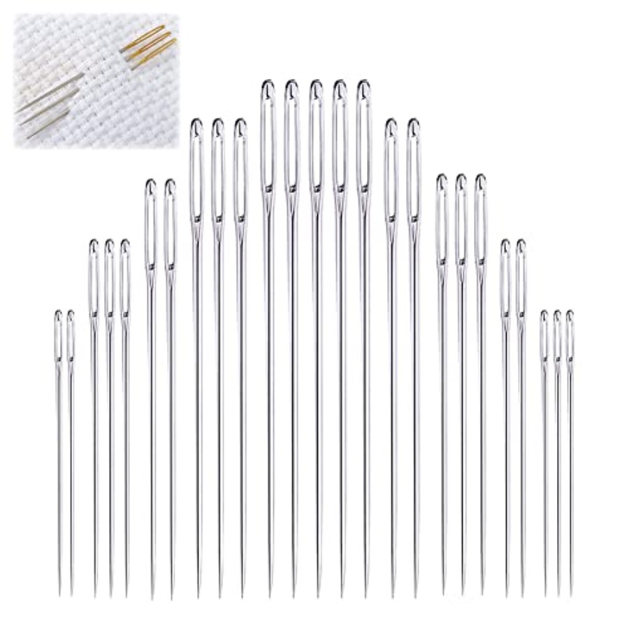 Large Eye Sewing Needles, Embr - Embroidery Needles review and price
