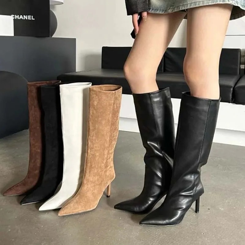 Luxury Women Long Boots Fashio - Embroidery Design Free review and price