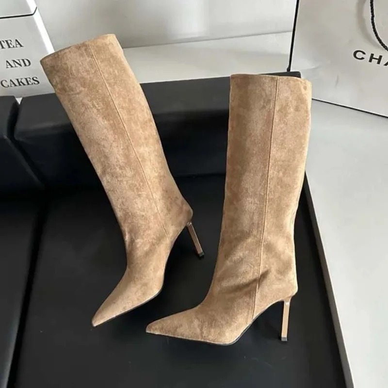 Luxury Women Long Boots Fashio - Embroidery Design Free review and price