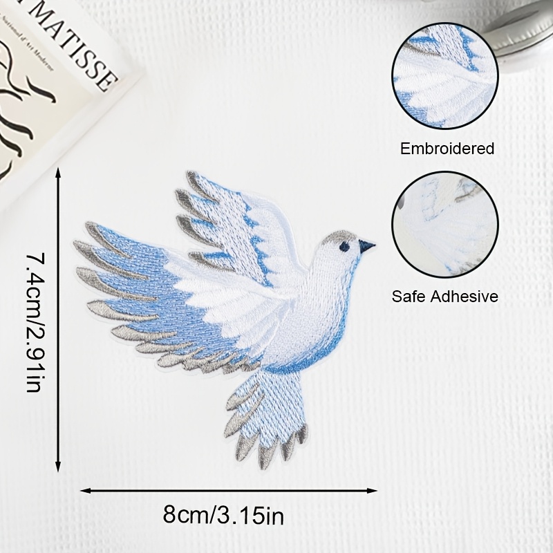 1pc blue-white gradient dove e - Embroidery Gradient review and price