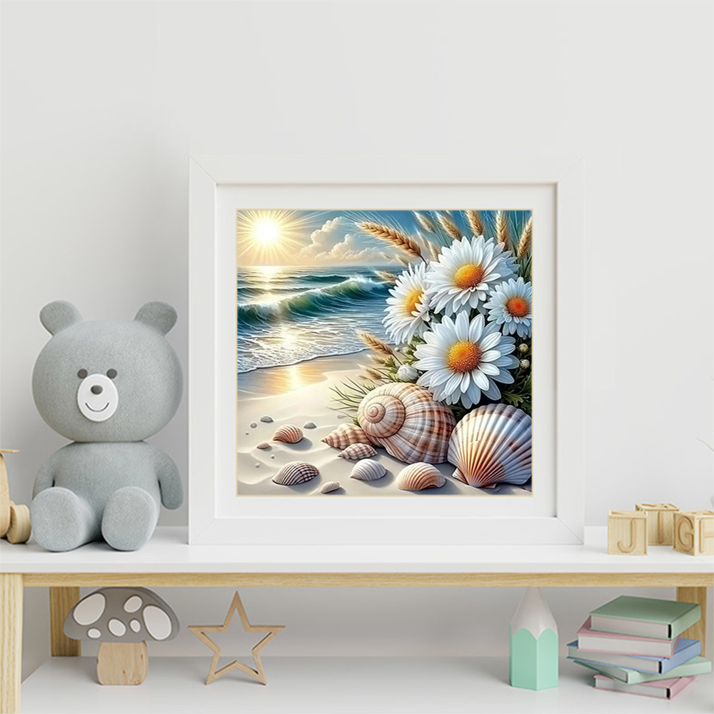 Diamond Painting Seaside Lands - Embroidery Daisy Flower review and price
