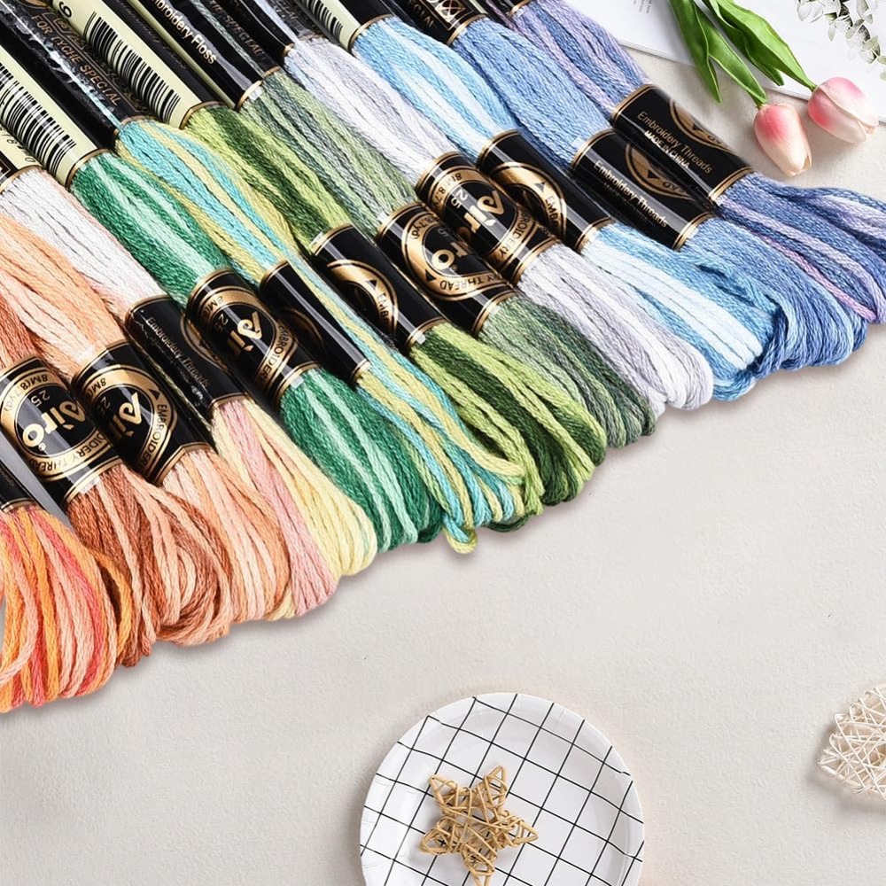 12 Skeins 105 Yards Cross Stit - Embroidery Gradient review and price