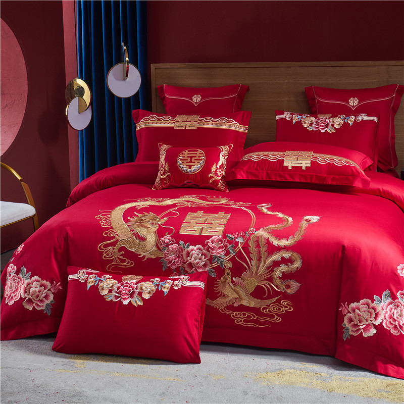 100% Cotton Bedding Set Luxury - Embroidery Quilt Cover review and price