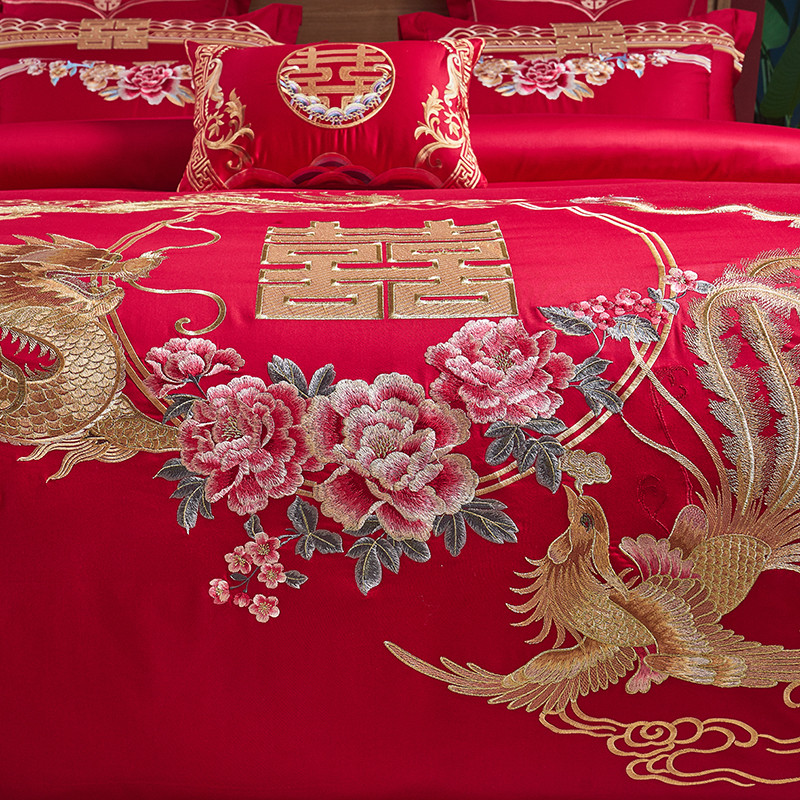 100% Cotton Bedding Set Luxury - Embroidery Quilt Cover review and price