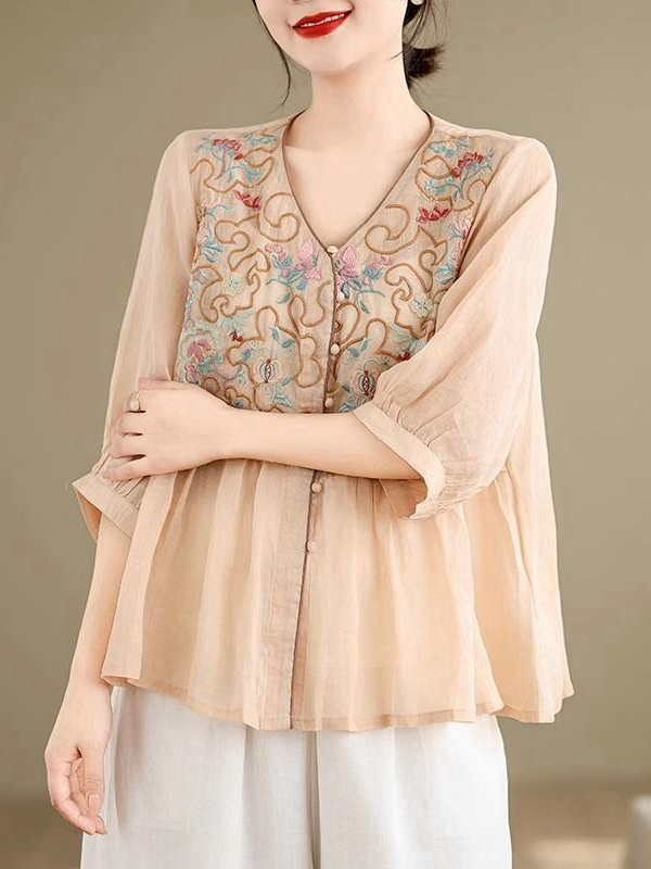 Summer New Heavy Embroidery Wo - Embroidery Cardigan review and price