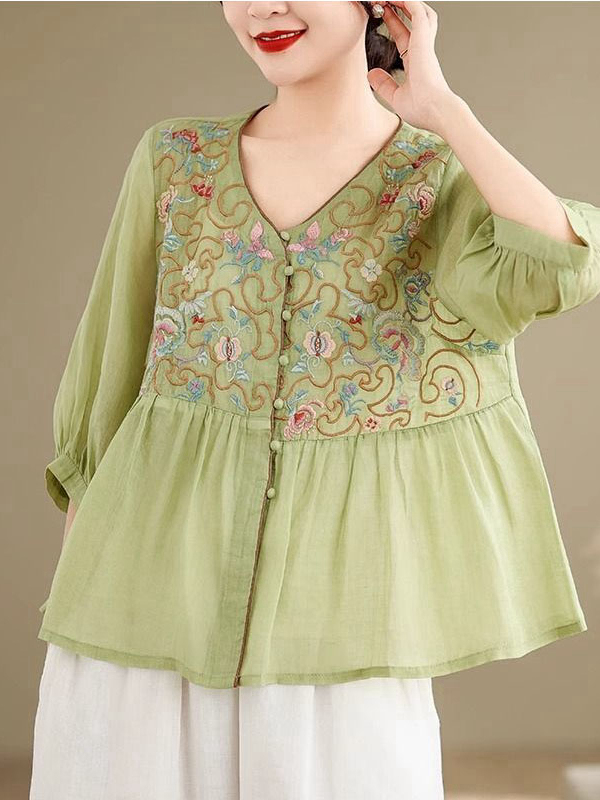 Summer New Heavy Embroidery Wo - Embroidery Cardigan review and price