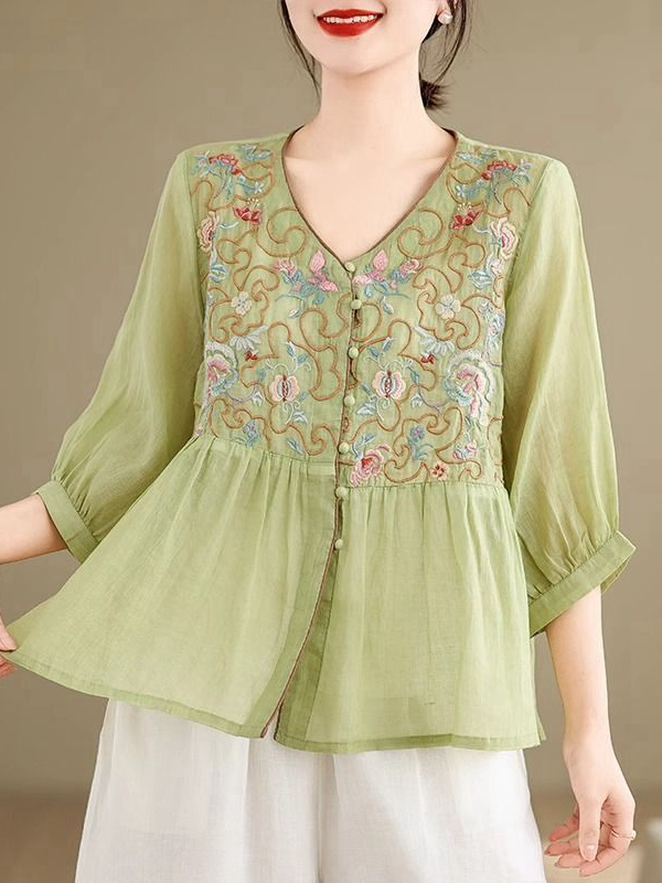 Summer New Heavy Embroidery Wo - Embroidery Cardigan review and price