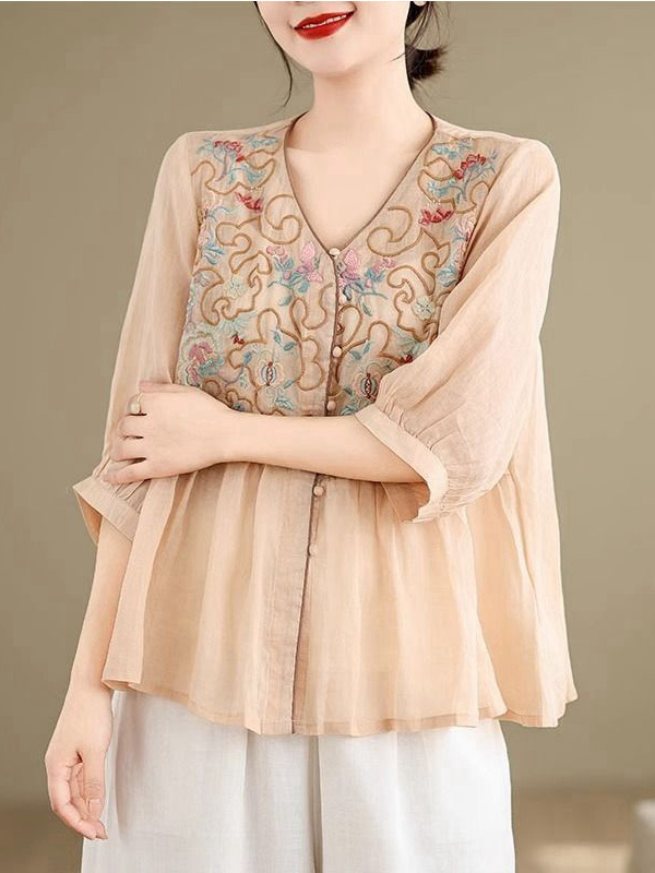 Summer New Heavy Embroidery Wo - Embroidery Cardigan review and price