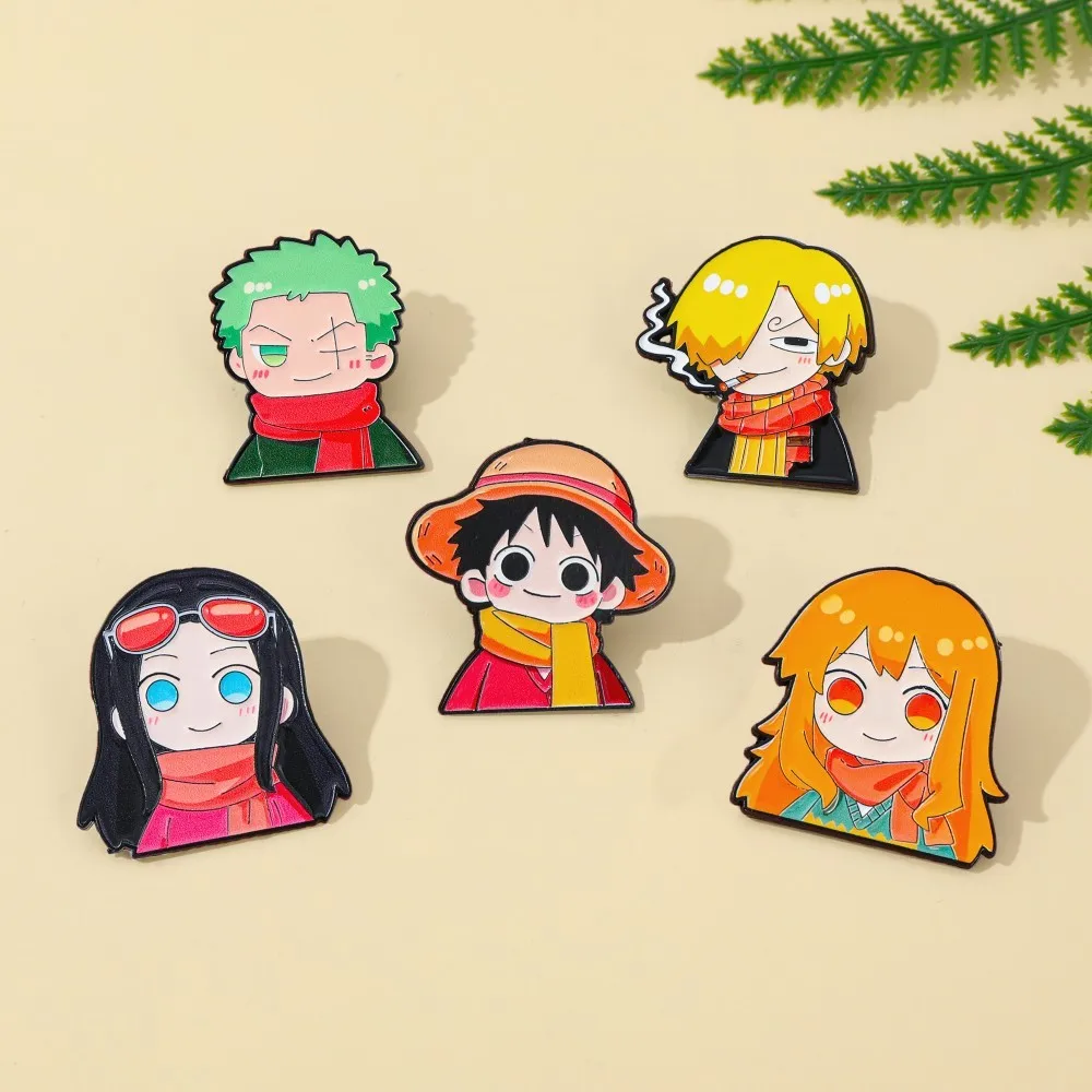 5 Pcs Cute Anime Cartoon Brooc - Embroidery Textile review and price
