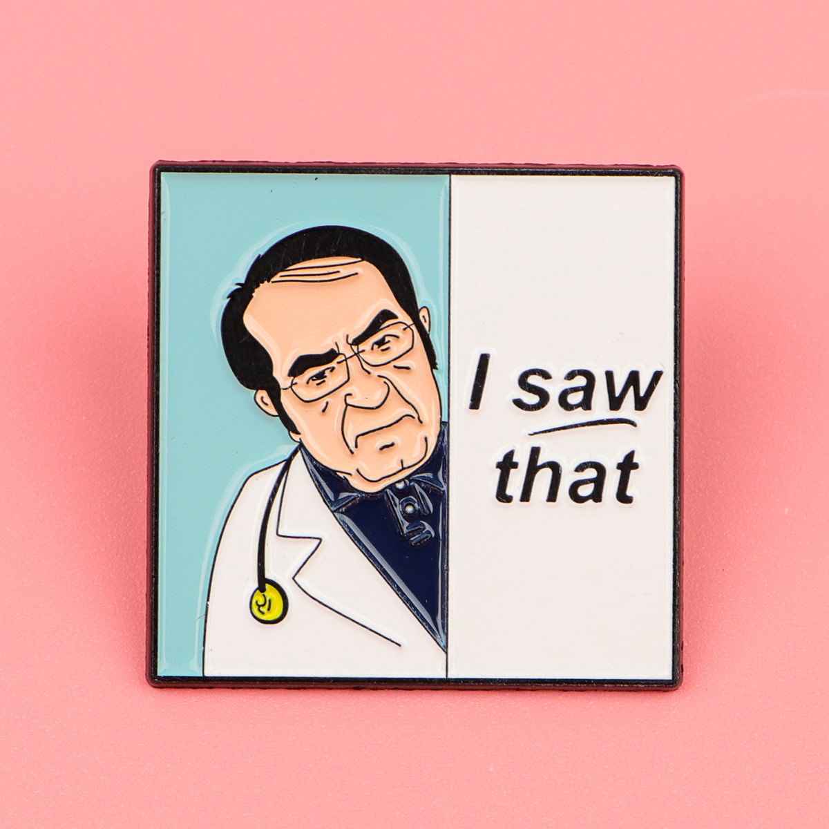 Medical Doctor Character Brooc - Embroidery Wallpaper review and price