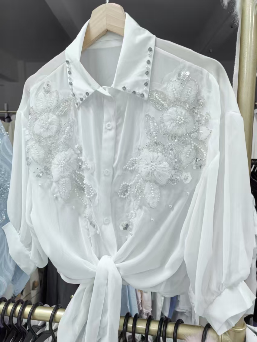 Streetwear Summer Sunscreen Bl - Embroidery Cardigan review and price