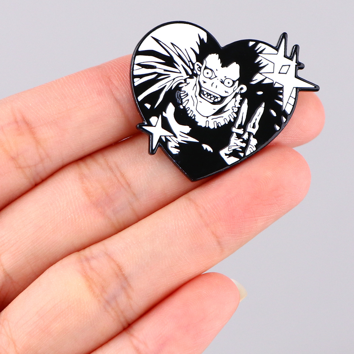 Death Note Alloy Enamel Brooch - Embroidery Wallpaper review and price