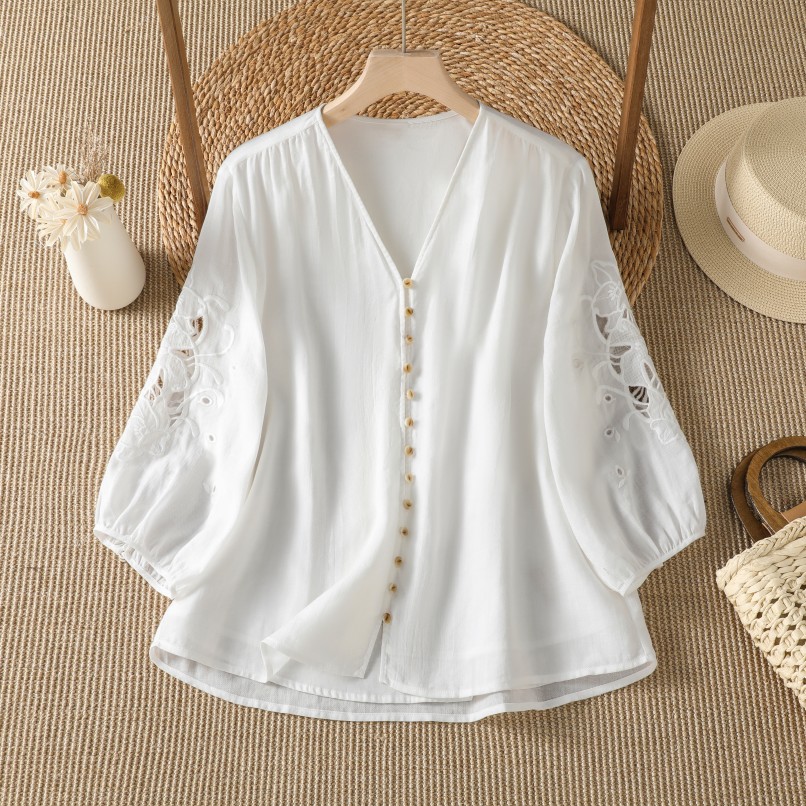 Design Casual Cotton Linen Hol - Embroidery Cardigan review and price