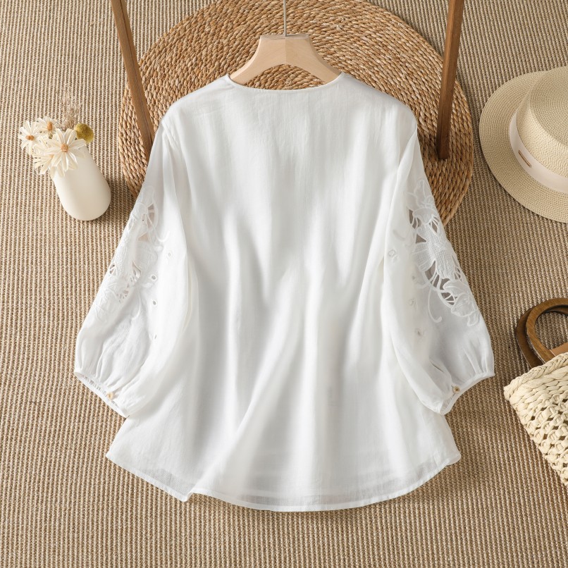 Design Casual Cotton Linen Hol - Embroidery Cardigan review and price
