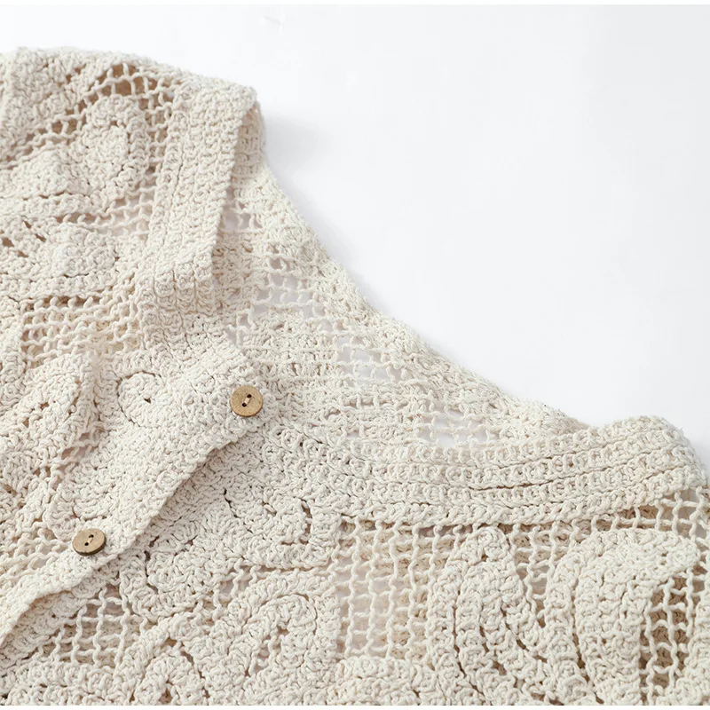 Women's Crochet Knit Shirts Bu - Embroidery Cardigan review and price
