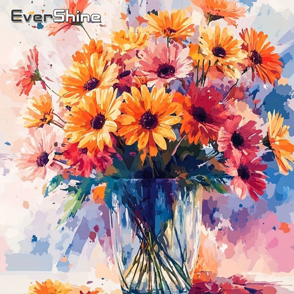 Evershine Diamond Art Painting - Embroidery Daisy Flower review and price