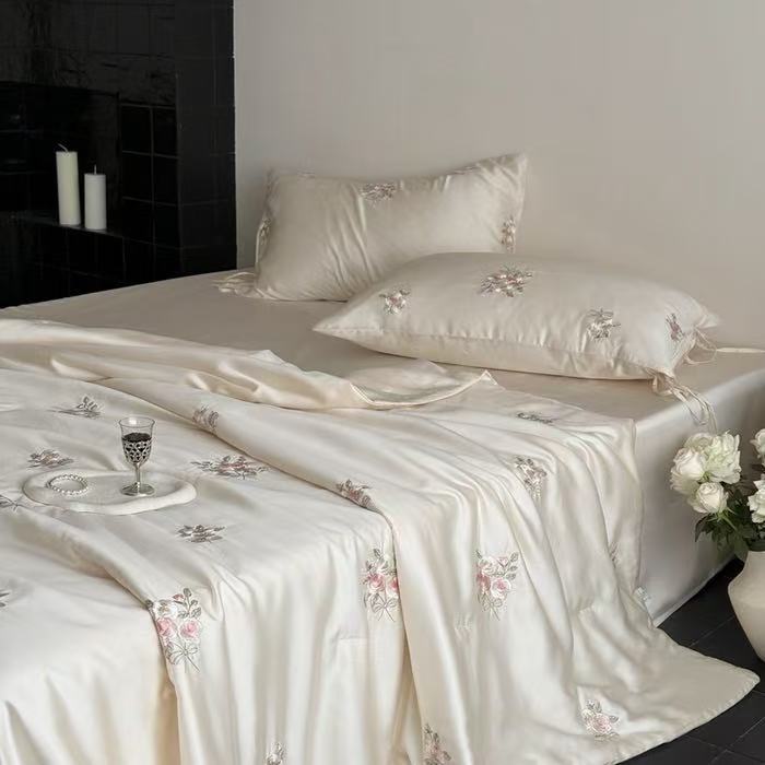Luxury France Style Lyocell Fi - Embroidery Quilt Cover review and price