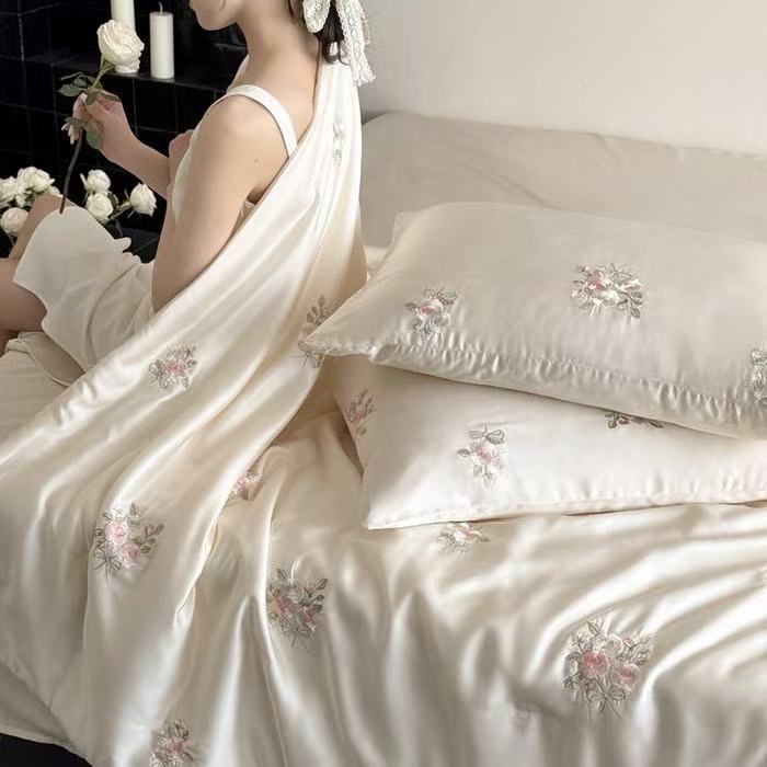Luxury France Style Lyocell Fi - Embroidery Quilt Cover review and price