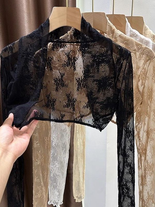 2025 New Lace Embroidery Sun P - Embroidery Cardigan review and price