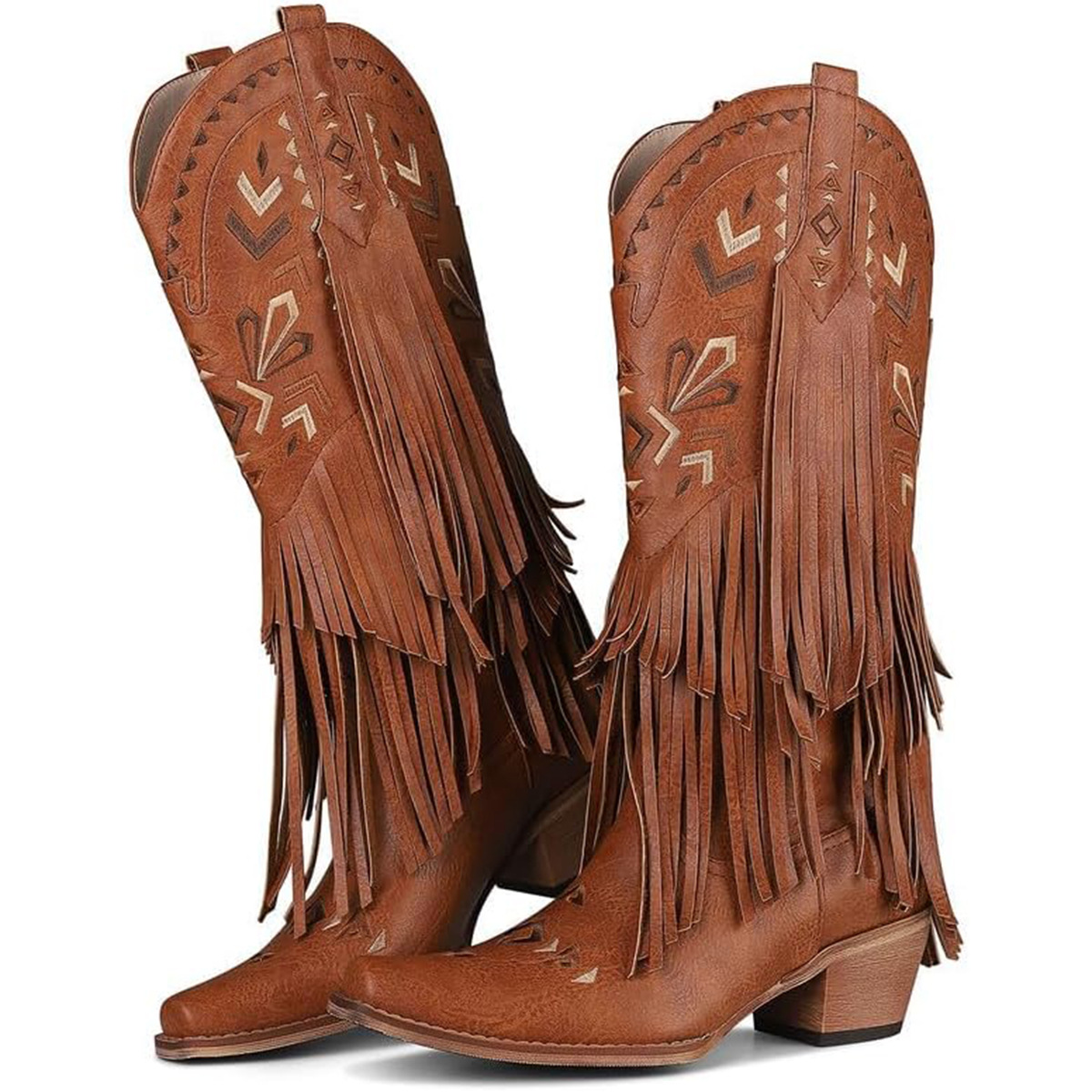 Women's Mid-calf Boots Retro W - Embroidery Design Free review and price
