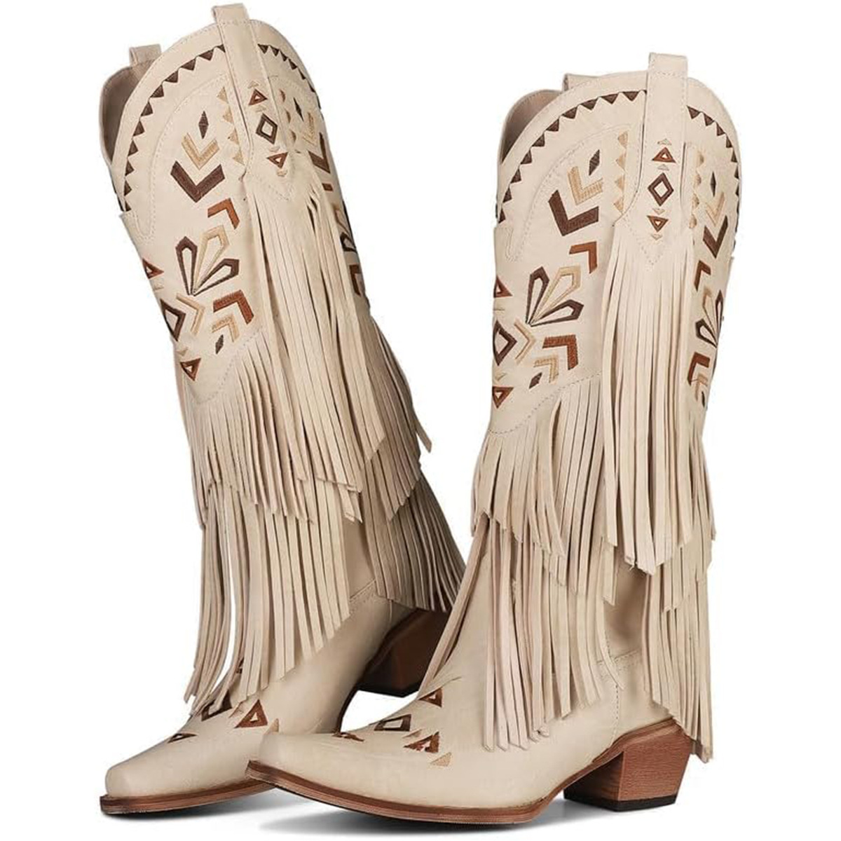 Women's Mid-calf Boots Retro W - Embroidery Design Free review and price