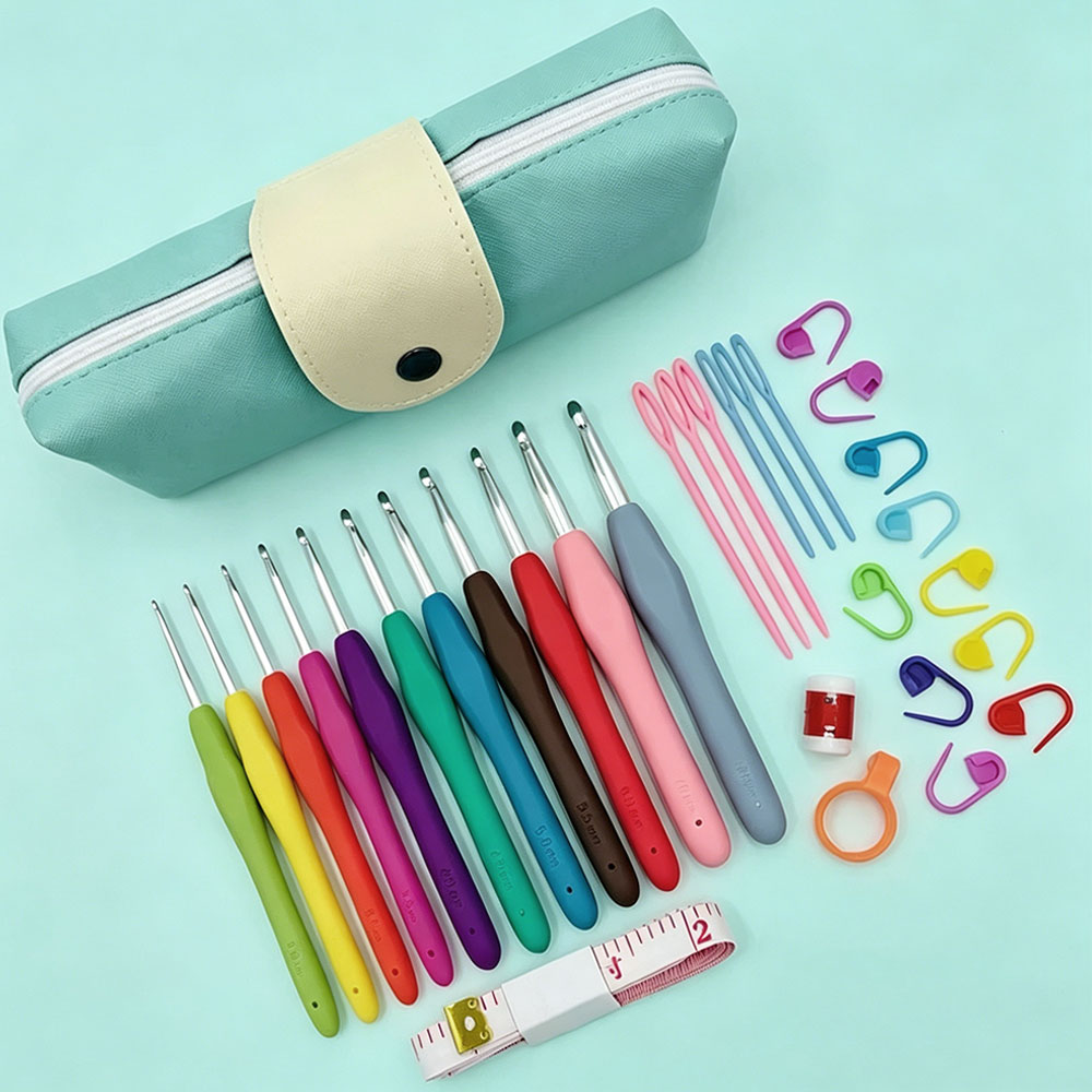37pcs Crochet Hooks Kits with  - Embroidery Needles review and price