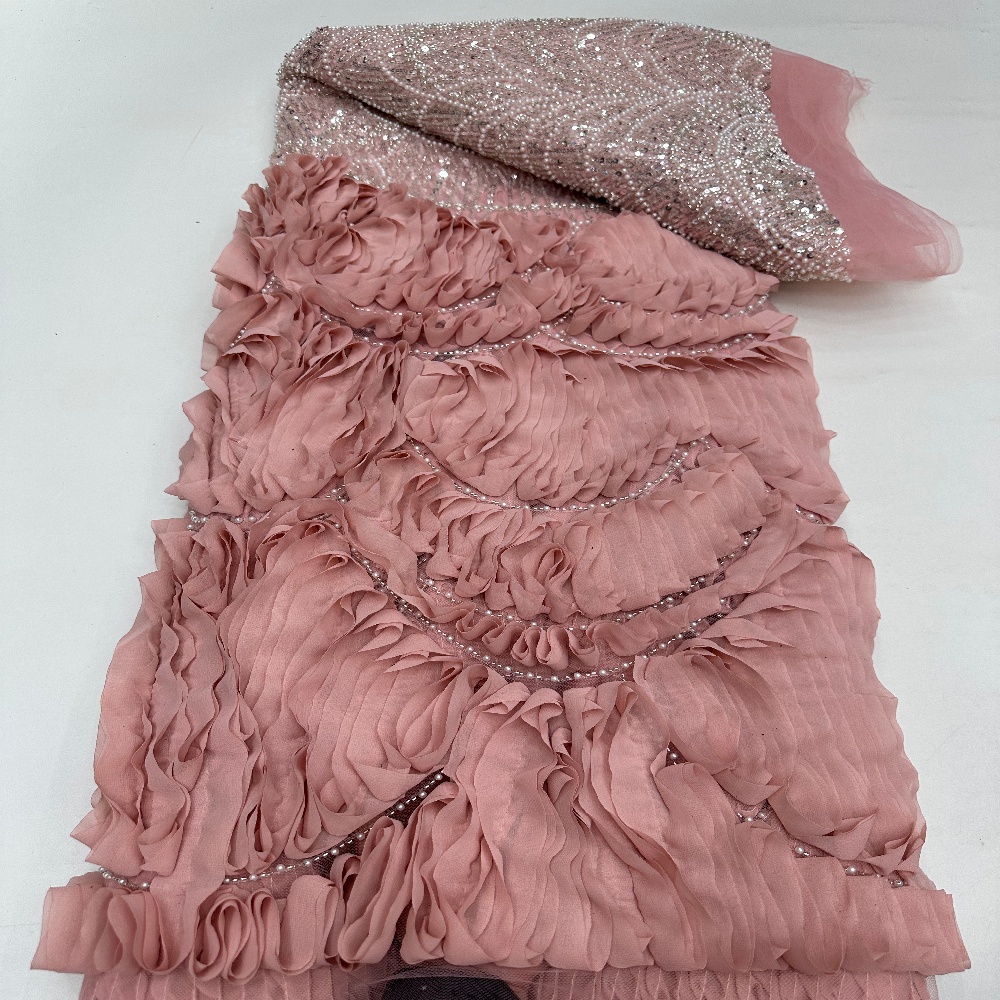 Luxurious African Sequins Lace - Embroidery Gradient review and price