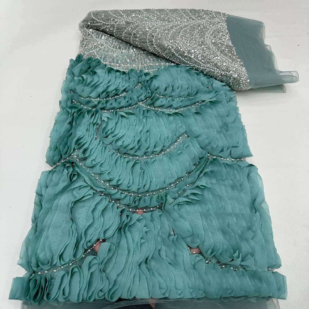 Luxurious African Sequins Lace - Embroidery Gradient review and price
